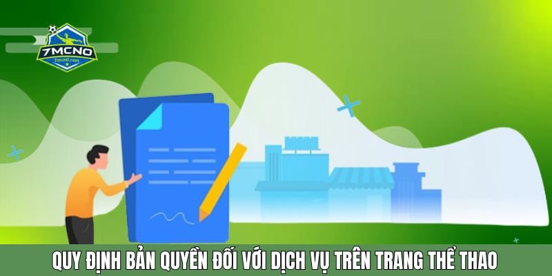 Quy định bản quyền đối với dịch vụ trên trang thể thao